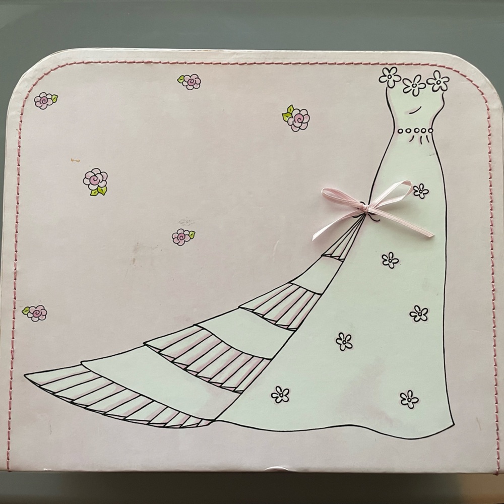 Pink, blue, and purple Bridal hard cases